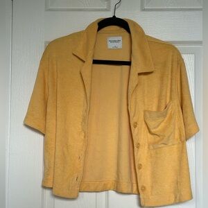 Abercrombie Mango Collared Shirt, Size S